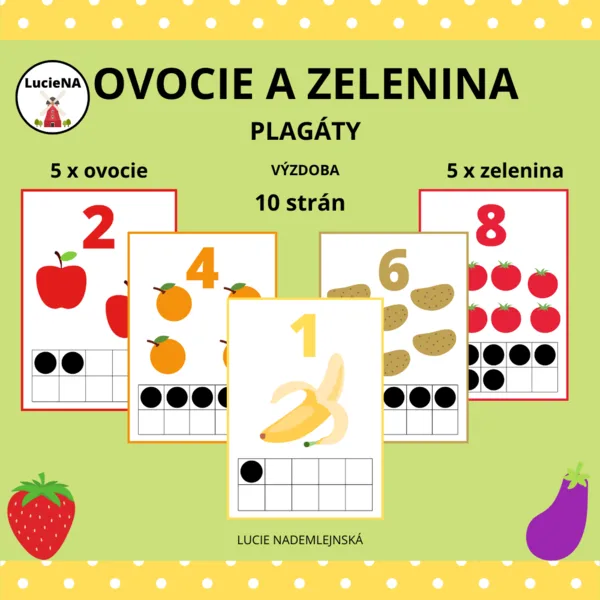 Ovocie a zelenina plagáty