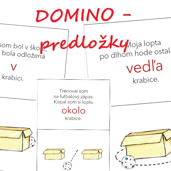 PREDLOŽKY - domino