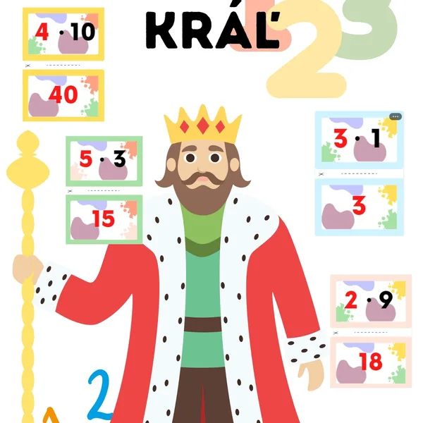 NÁSOBILKOVÝ KRÁĽ - NÁSOBILKA 2, 3, 4, 5
