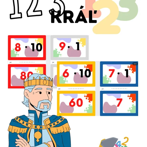 NÁSOBILKOVÝ KRÁĽ - NÁSOBILKA 6, 7, 8, 9, 10