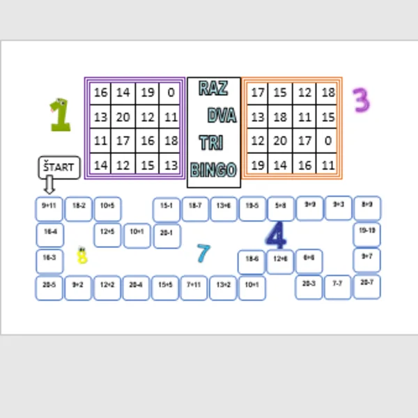 Razdvatri Bingo