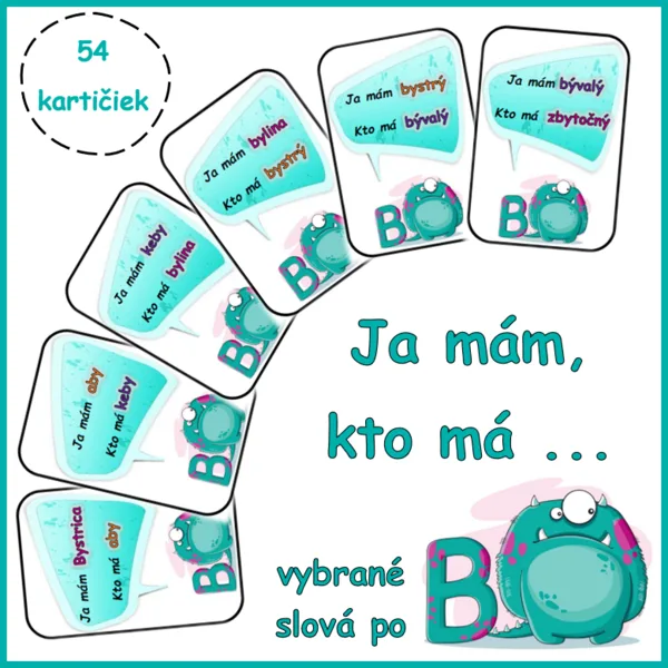 Ja mám, kto má ... vybrané slová po B?