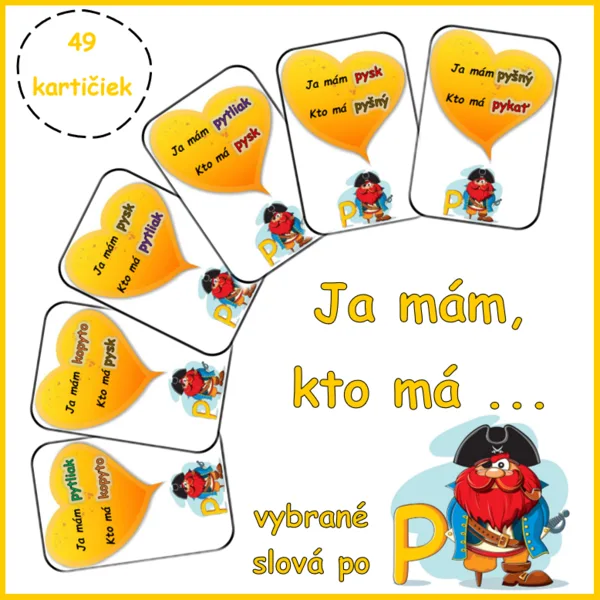 Ja mám, kto má ... vybrané slová po P?