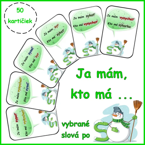 Ja mám, kto má ... vybrané slová po S?
