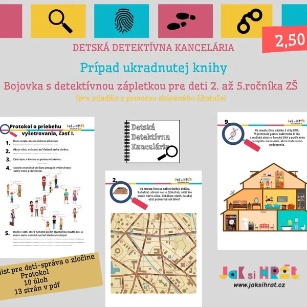 DETEKTÍVKA-BOJOVKA - Prípad ukradnutej knihy