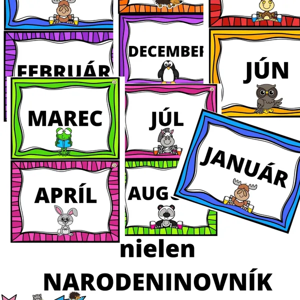 nielen NARODENINOVNÍK - zvieratká