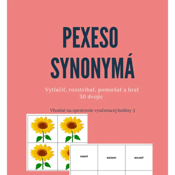 PEXESO - synonymá