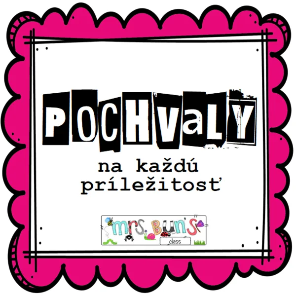 Pochvaly na každú príležitosť