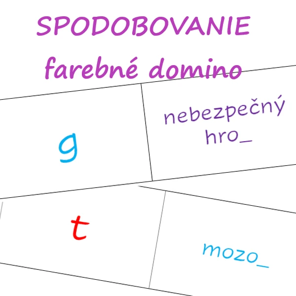 SPODOBOVANIE - farebné domino