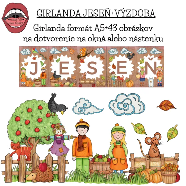 GIRLANDA: JESEŇ+VÝZDOBA