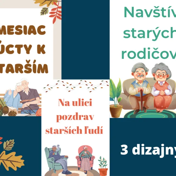 Mesiac úcty k starším- nástenka
