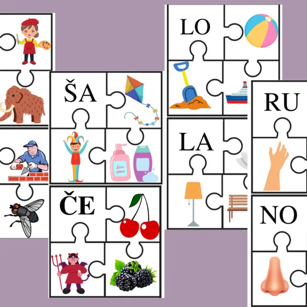 Puzzle - čo počuješ na začiatku slova? 