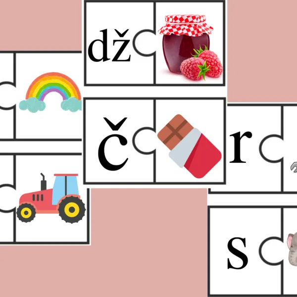 Puzzle - delenie spoluhlások (tvrdé, mäkké, obojaké)