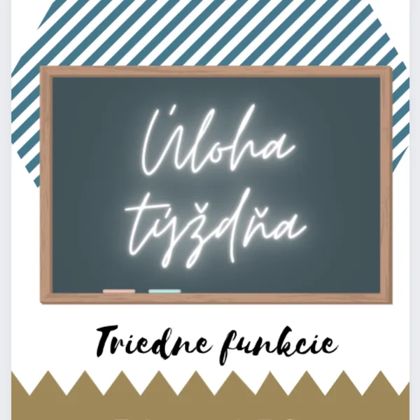 Triedne funkcie - úloha týždňa_téma LES