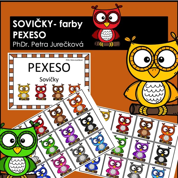 PEXESO - SOVIČKY- FARBY