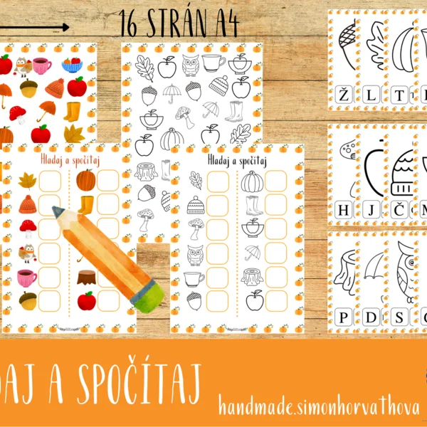 Jesenné Hľadaj a spočítaj