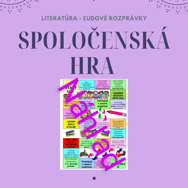 SPOLOČENSKÁ HRA - Ľudové rozprávky 