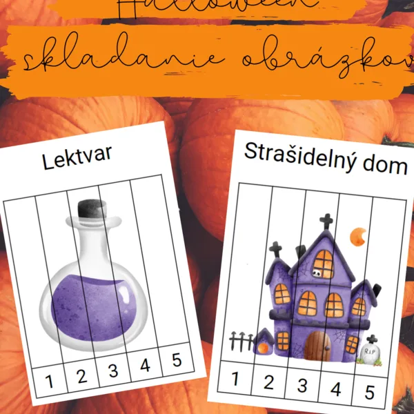 Halloween skladanie obrázkov