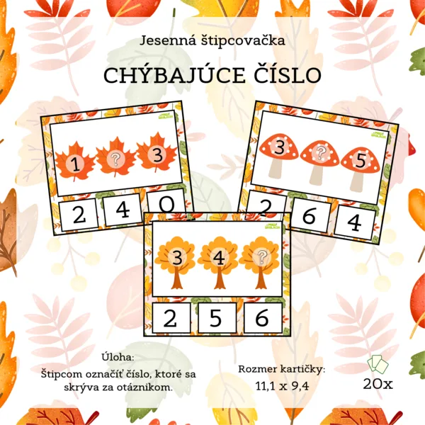 Chýbajúce číslo (Jesenná štipcovačka)