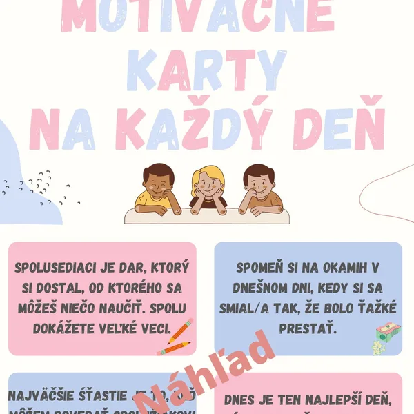 Motivačné karty na každý deň
