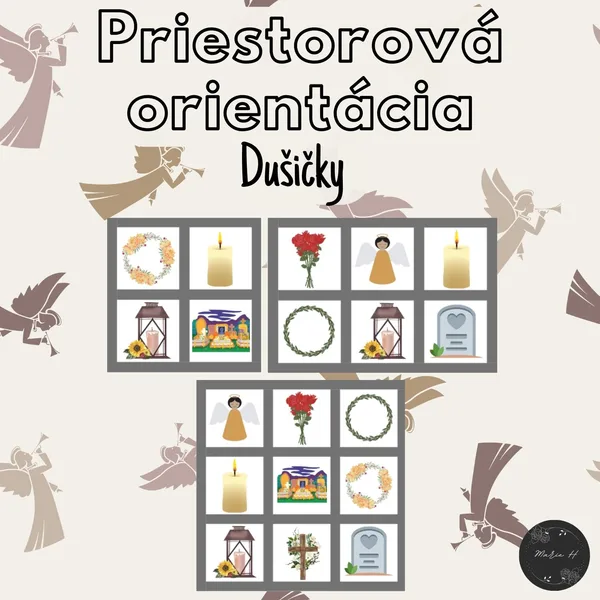 Dušičky, priestorová orientácia