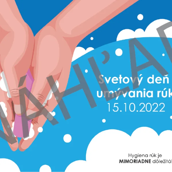 15.10. - svetový deň umývania rúk - prečo si umývať ruky