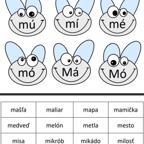 HRA MUCHY ma me mi mo mu
