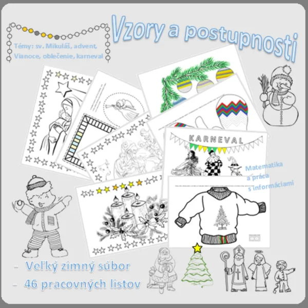 Vzory a postupnosti - veľký zimný súbor