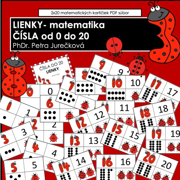 LIENKY ČÍSLA DO 20 - matematické kartičky