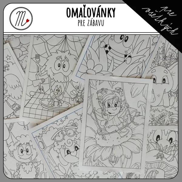 Veselé omaľovánky pre zábavu