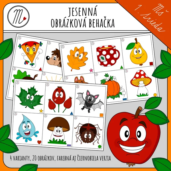 Jesenná obrázková behačka