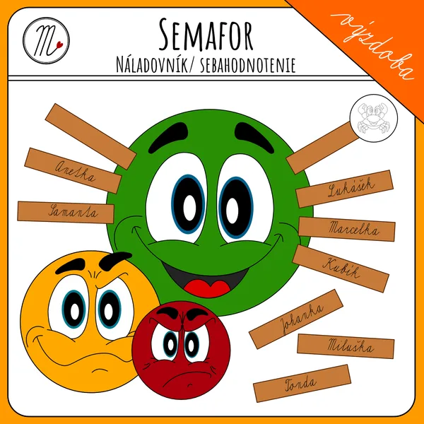 Semafor - náladovník/ sebahodnotenie