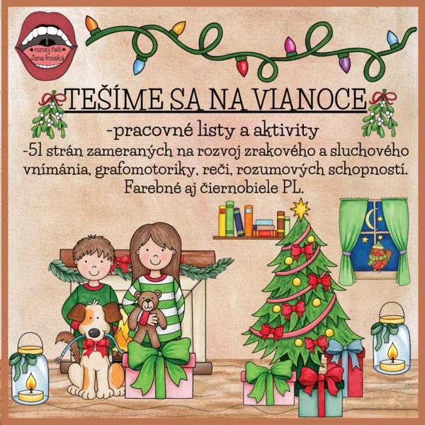 Tešíme sa na Vianoce: pracovné listy a aktivity 