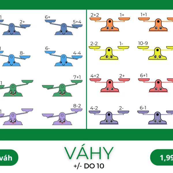 Váhy +/- od 0 do 10