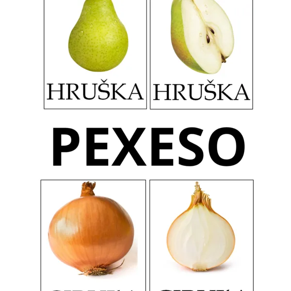 PEXESO OVOCIE A ZELENINA (veľké)
