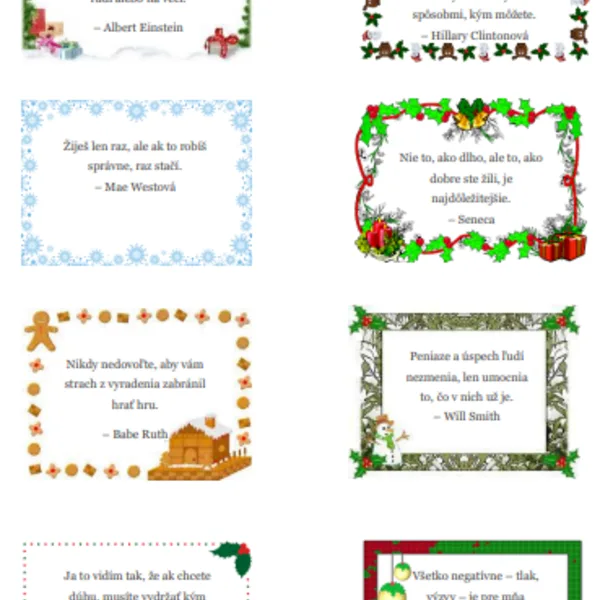 Adventné karty pre kolegov