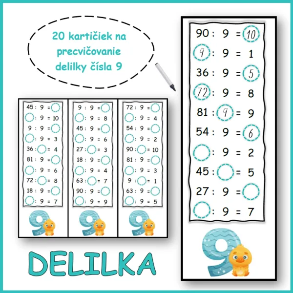 DELILKA čísla 9