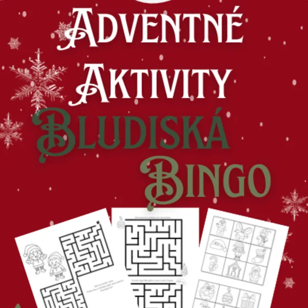 Adventné aktivity - Bludisko, Bingo