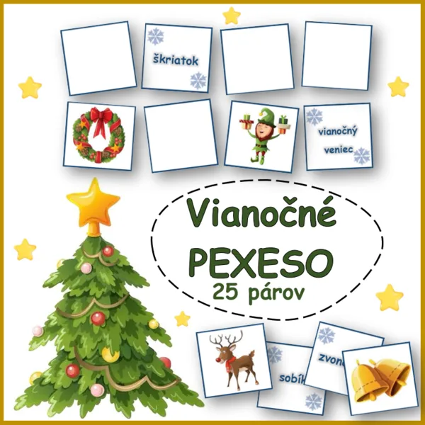 Vianočné PEXESO