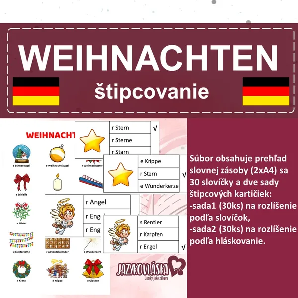 Weihnachten štipcovanie