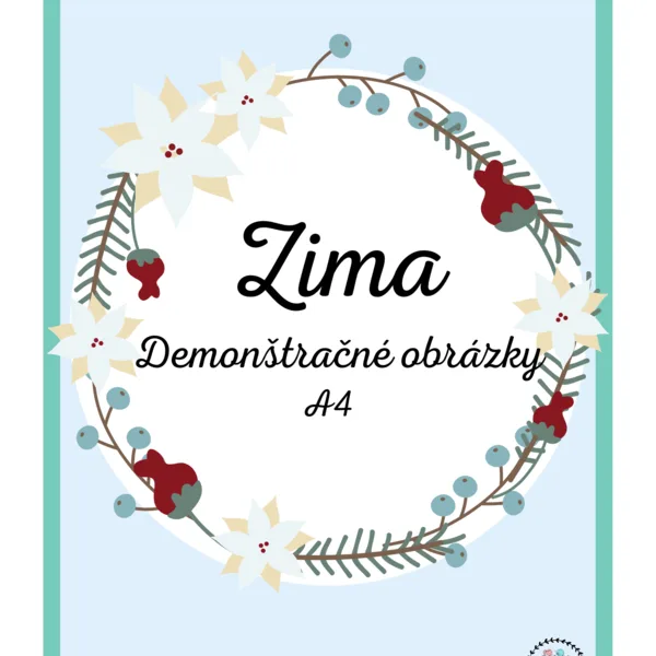 Zima - Demonštračné obrázky A4