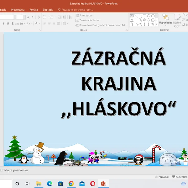 Zázračná krajina HLÁSKOVO - prezentácia