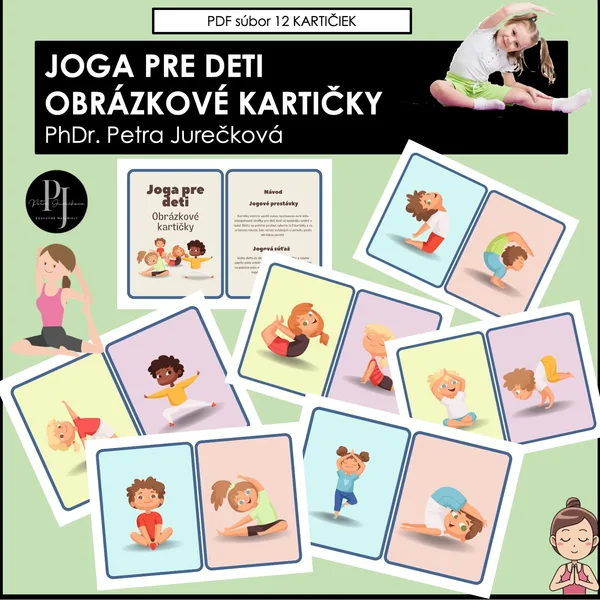 JOGA PRE DETI - obrázkové kartičky