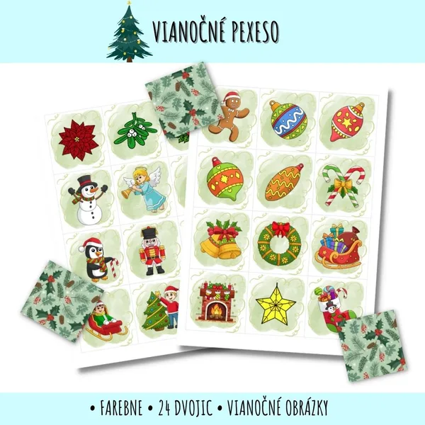 VIANOČNÉ PEXESO