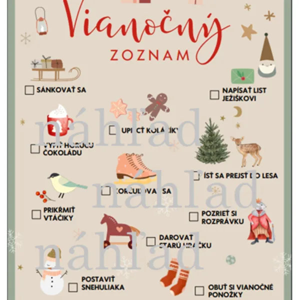 Vianočný zoznam