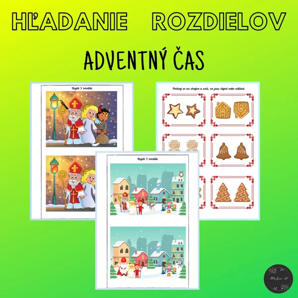 Nájdeš rozdiely? Adventný čas