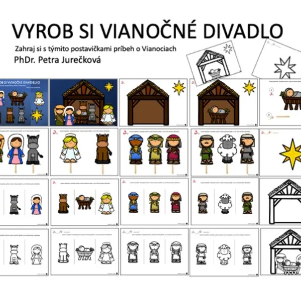 VYROB SI VIANOČNÉ DIVADIELKO - Vianoce