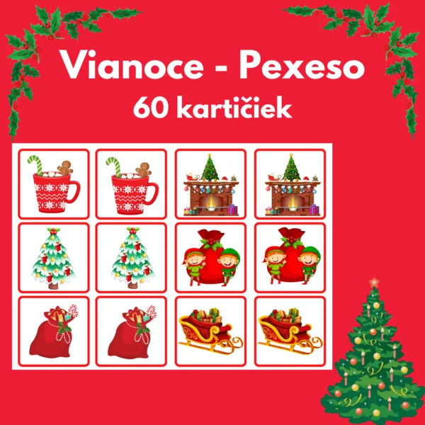 Vianoce Pexeso