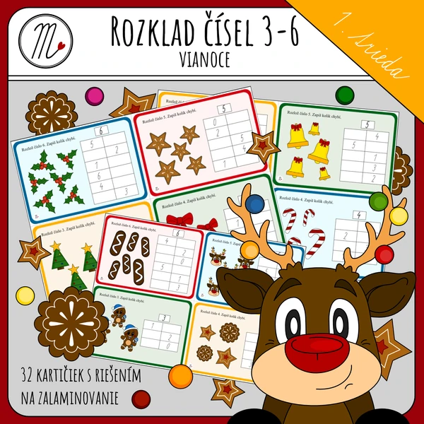 Vianočný rozklad čísel 3-6