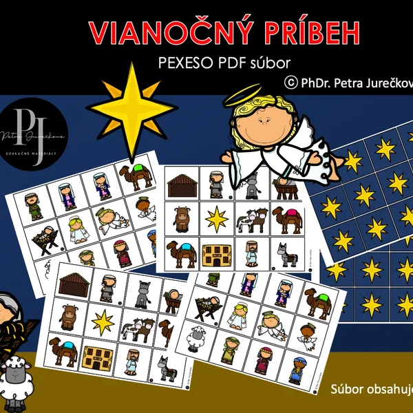 VIANOČNÝ PRÍBEH- PEXESO (Vianoce)